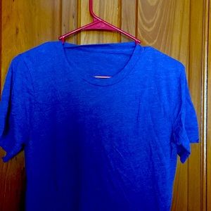 Plain purple T-Shirt (it looks blue in photo)